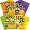 36 Sheets Halloween Pumpkin Craft Stickers (36 Halloween Pumpkin Stickers) 1 x 1 x 1 inches